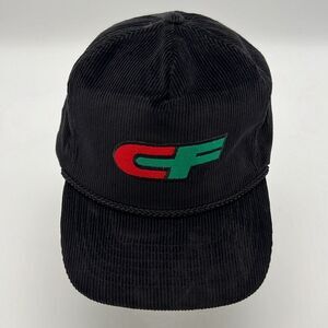 Otto CF Consolidated Freightways Trucker Hat Mens One-Size Black Corduroy NWOT